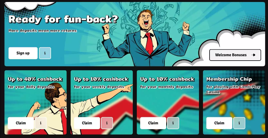 Comic Play online casino